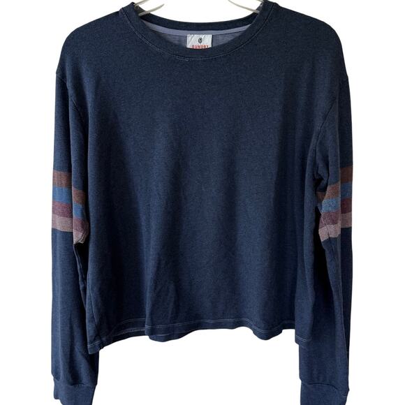 Sundry Sweaters - Sundry Size S pullover cropped lite sweater bluish gray